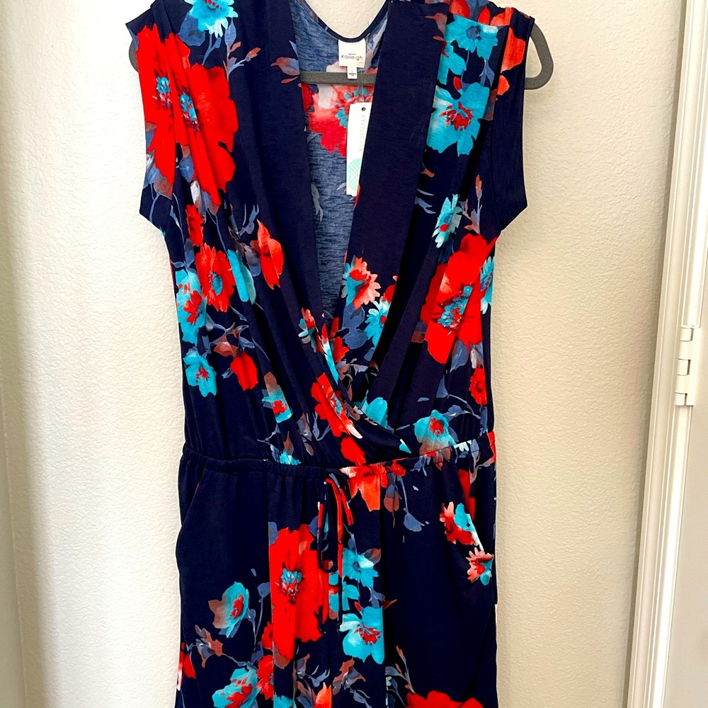 Kayleigh Marisole knit romper. NWT. Size L.